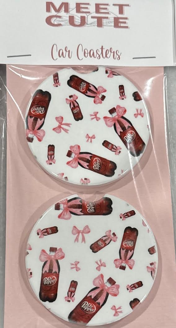 Ceramic Car Coasters (Set of 2)