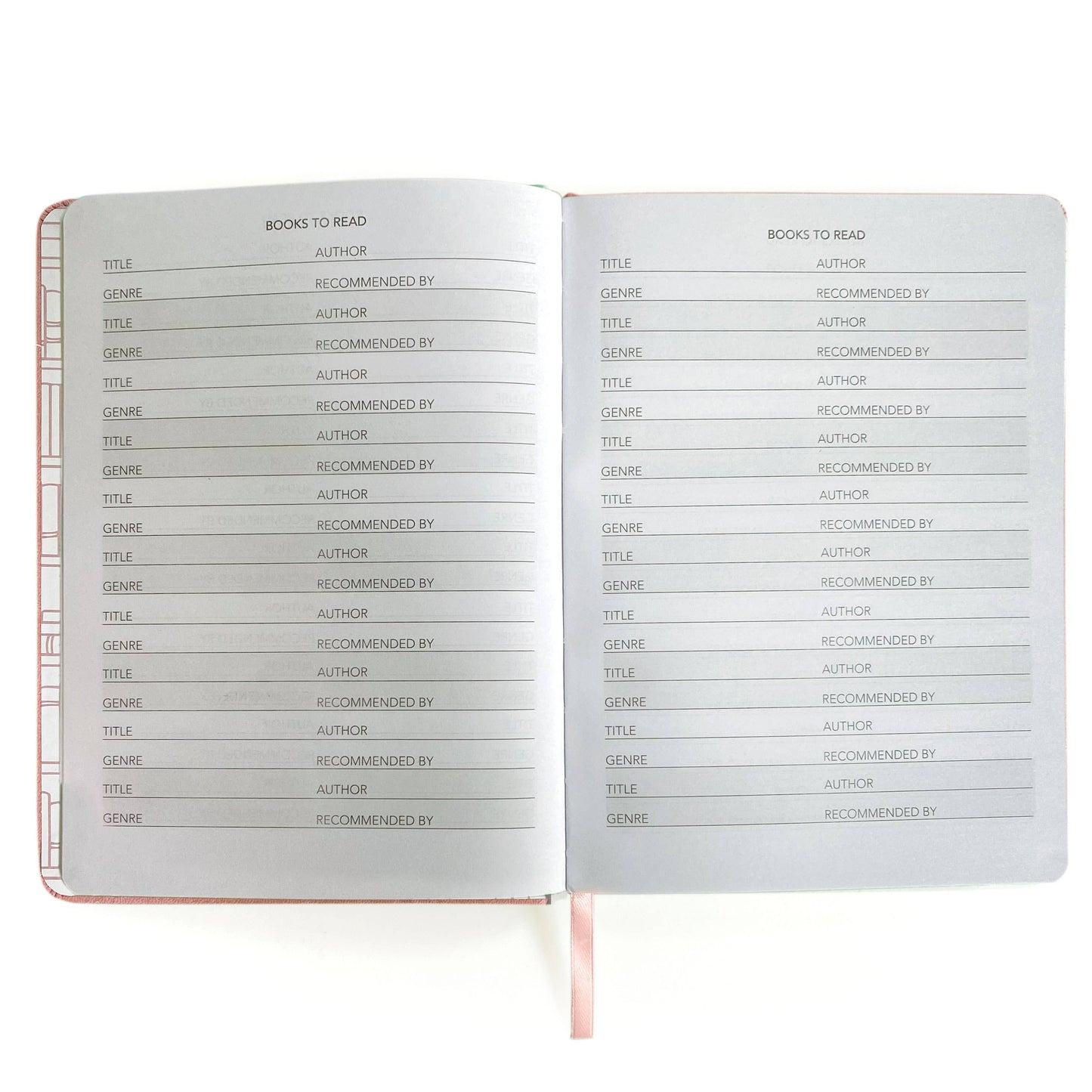 Pink Well Read Guided Journal