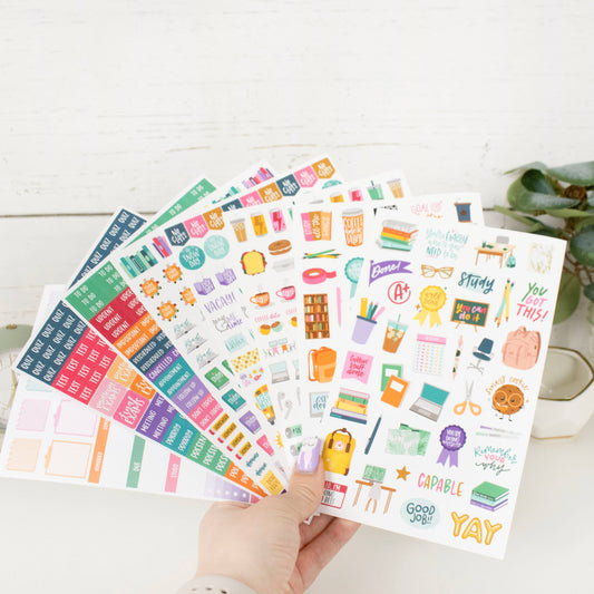 Planner Stickers- Student Pack