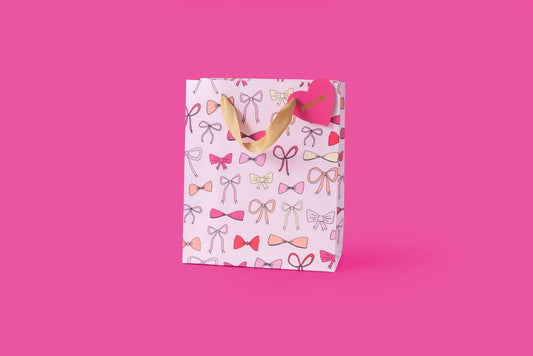 Pink Bows Medium- Gift Bag