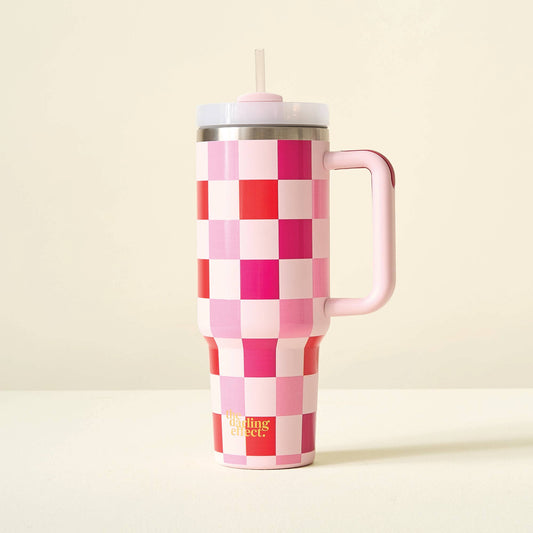 Sweetheart Check- 40 oz Tumbler