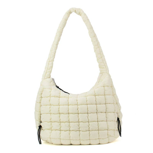 Ivory Puffer Tote