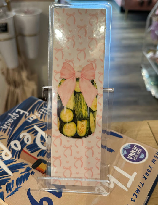 Bow Pickle Main Squeeze Bookmark