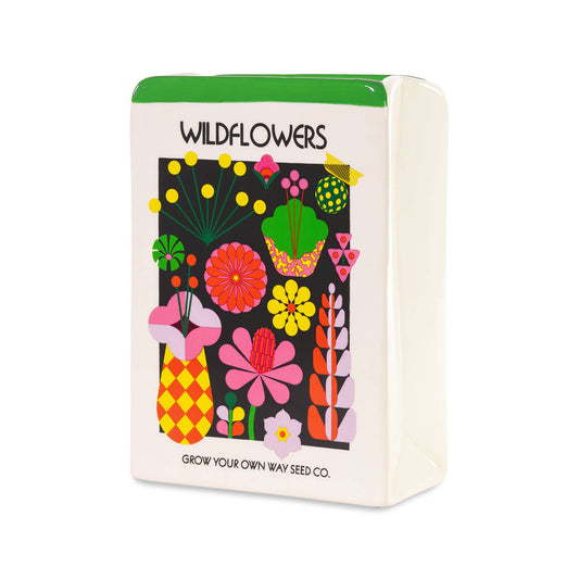 Wildflower Seeds Vase