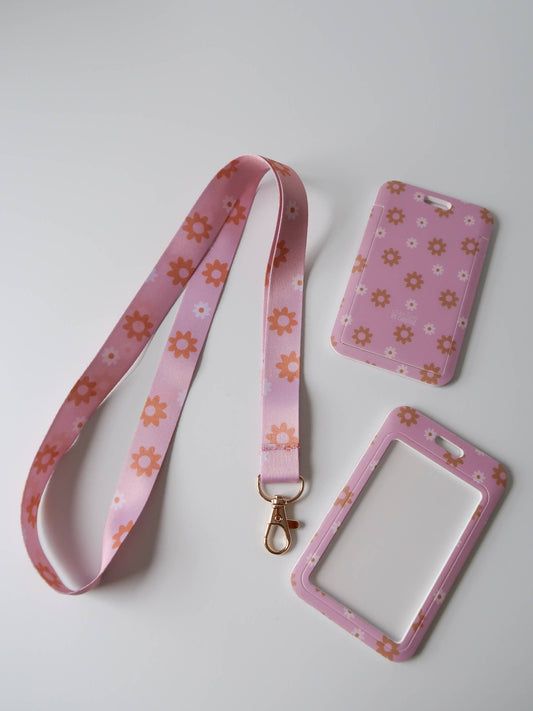 Bouquet Lanyard Badge Holder