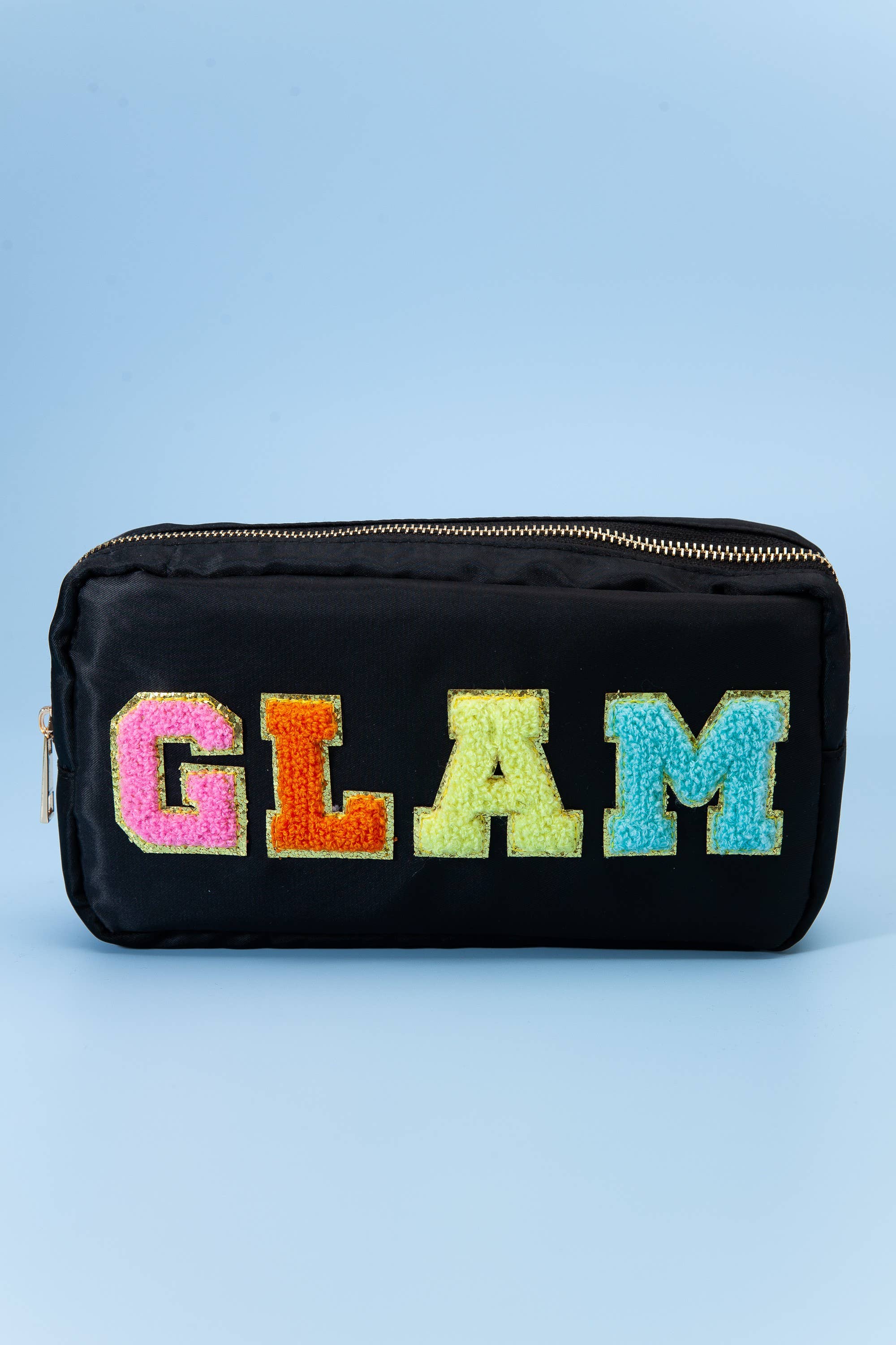 Glam Cosmetic Bag- Black